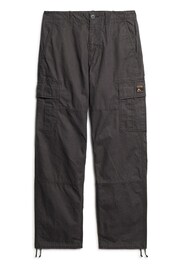 Superdry Grey Vintage Baggy Cargo Trousers - Image 5 of 7