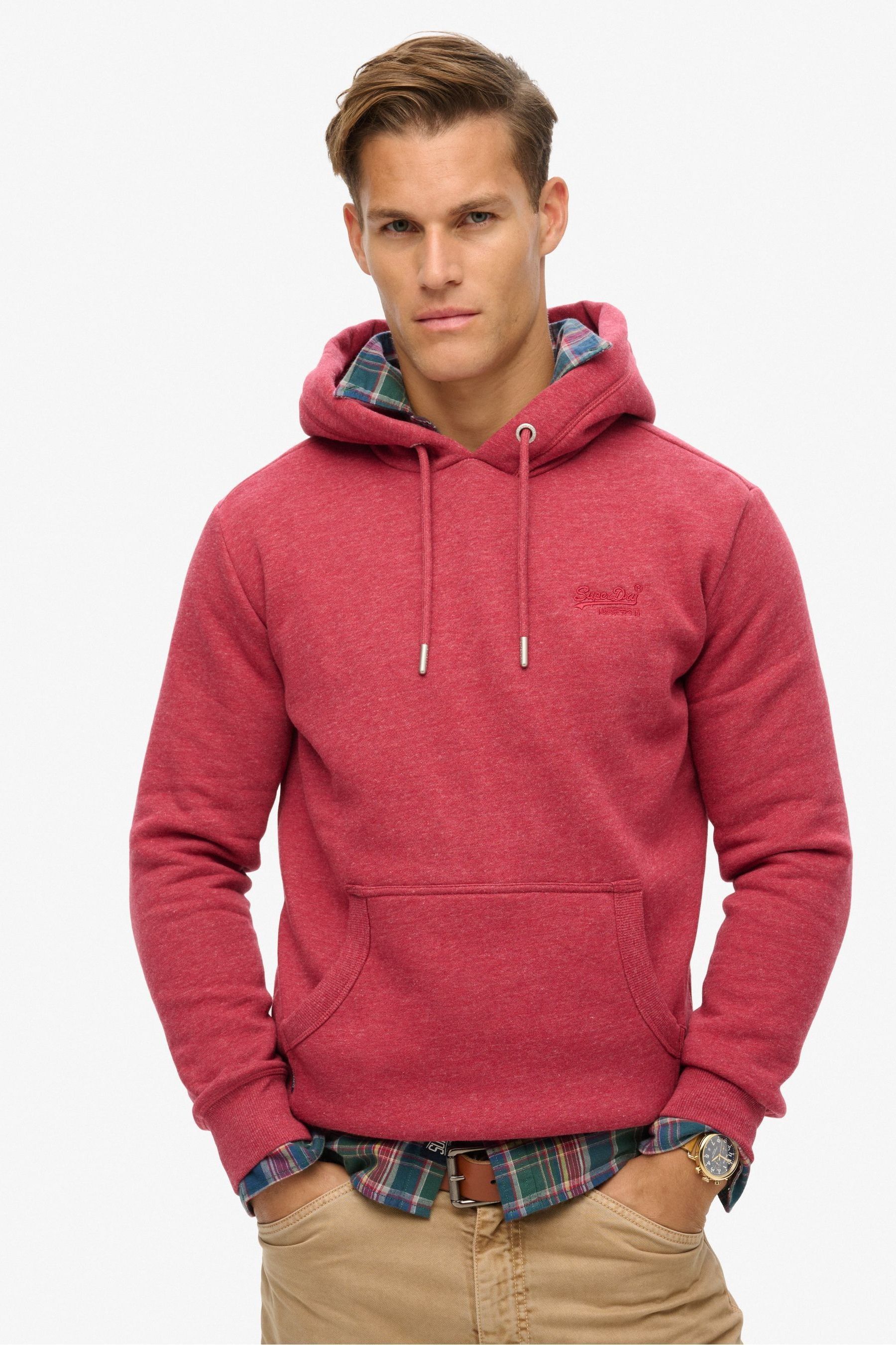 Pink hoodie superdry on sale