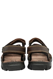 Lotus Brown Casual Mens Sandals - Image 3 of 4