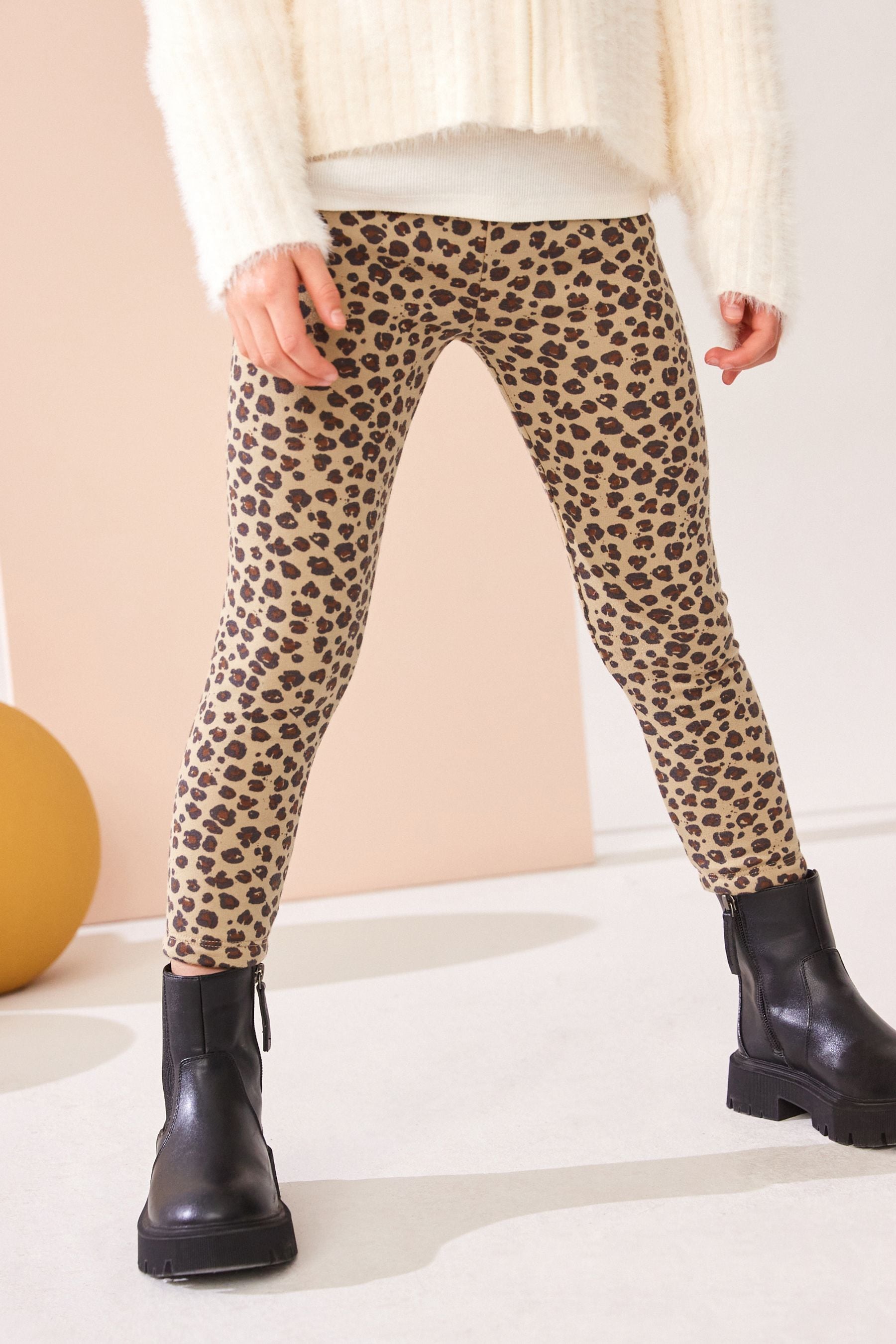 Buy Animal Regular Length Cosy Fleece Lined Leggings 3 16yrs from the Next UK online shop