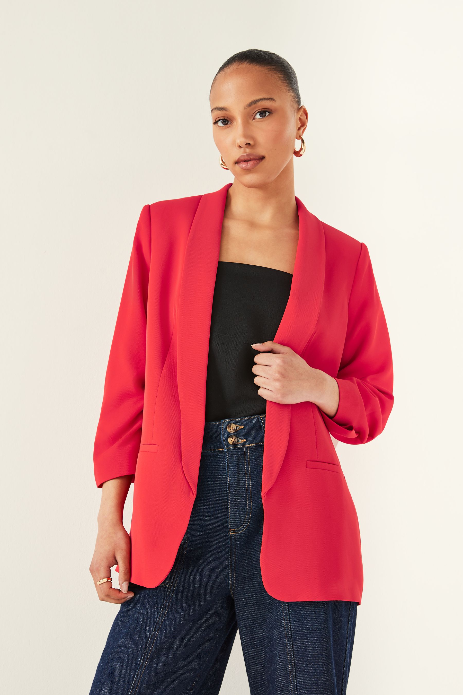 Red blazer womens uk best sale