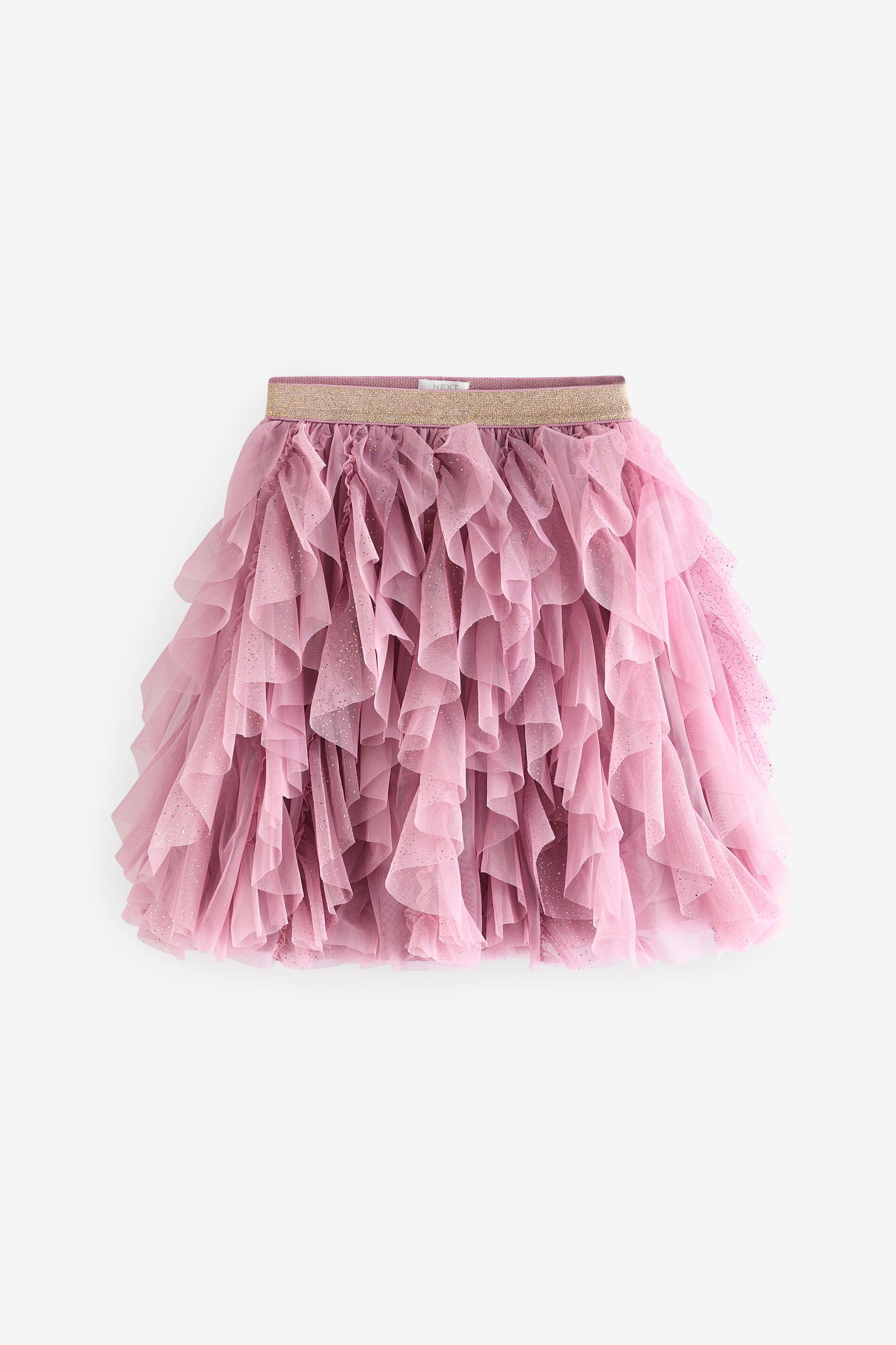 Pink tulle mesh skirt online