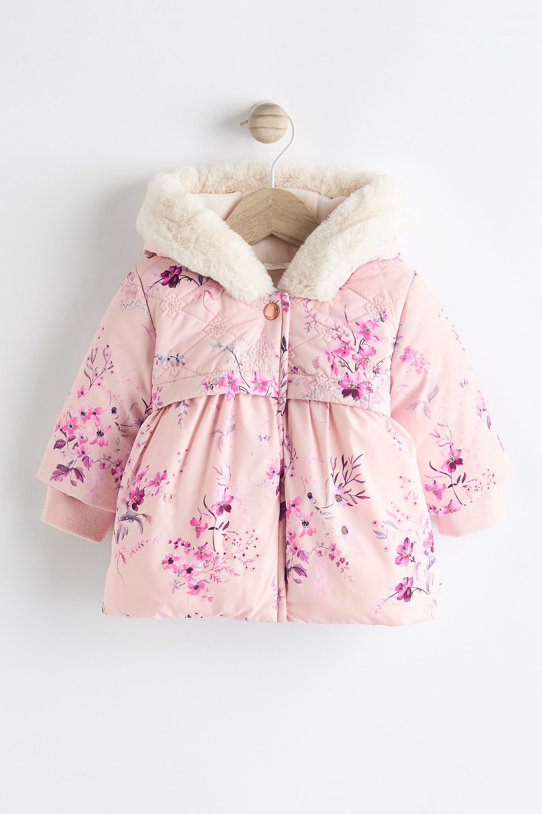 George padded coat top