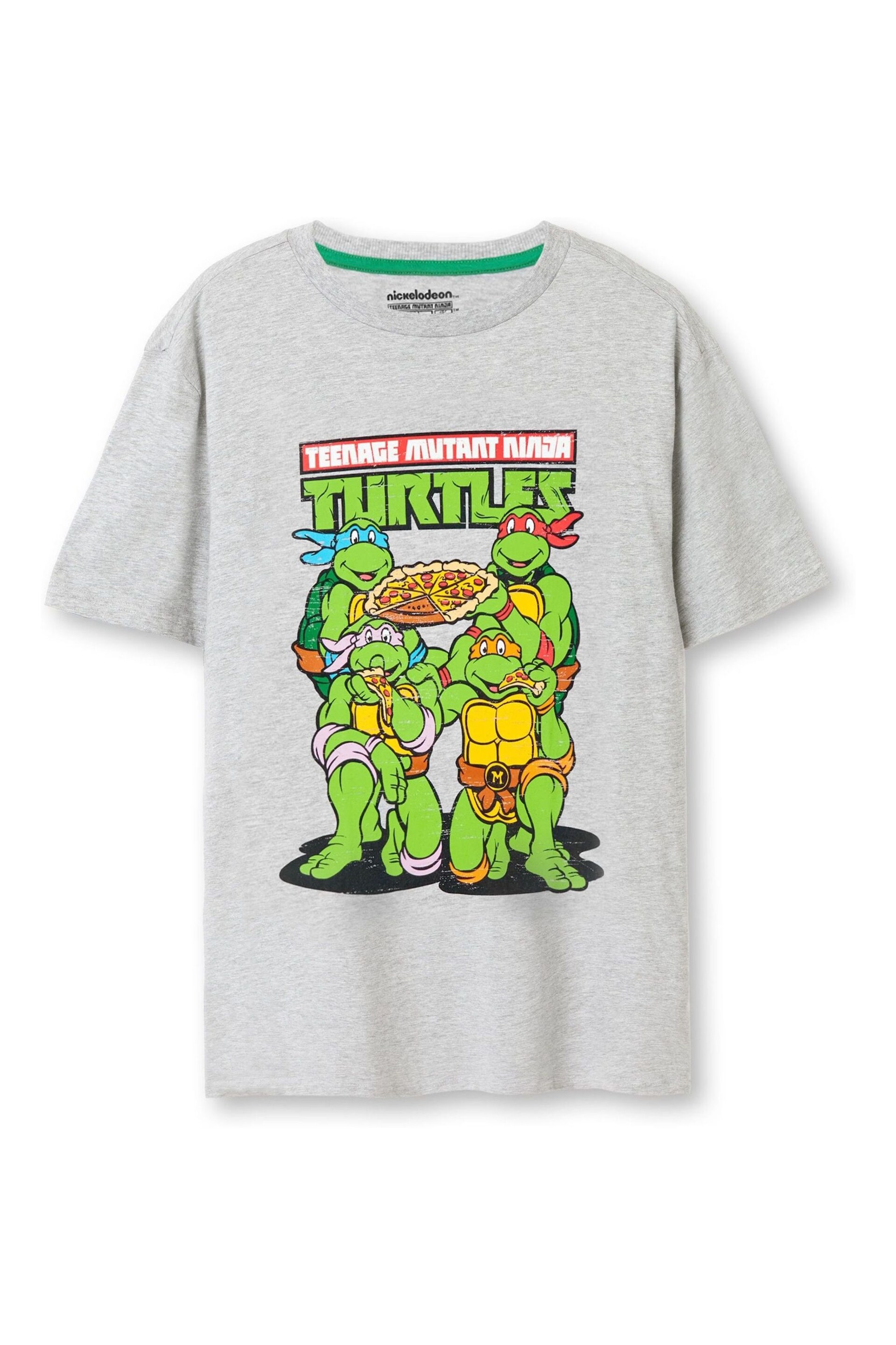 Vanilla Underground Grey Teenage Mutant Ninja Turtles Mens Licensed Pyjamas - Image 2 of 5