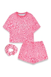 Vanilla Underground Pink Girls Barbie Short Leg Pyjamas - Image 1 of 5