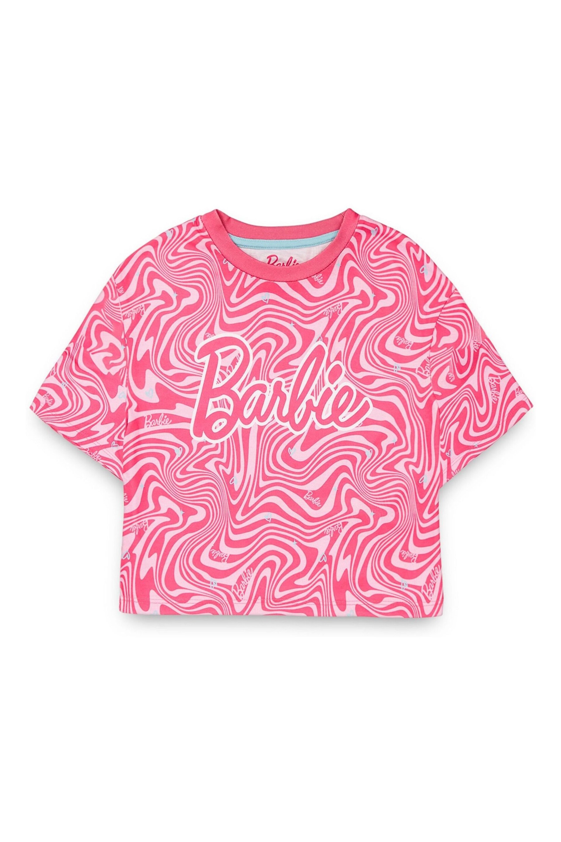 Vanilla Underground Pink Girls Barbie Short Leg Pyjamas - Image 2 of 5