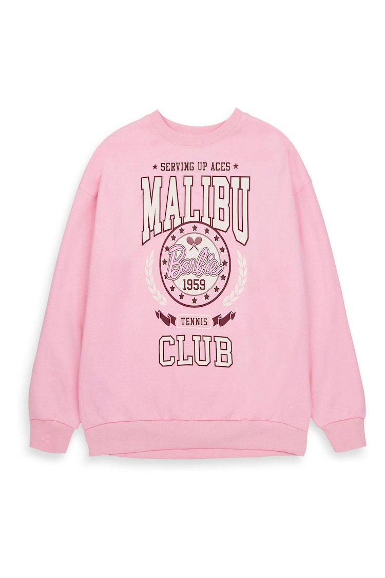 Vanilla Underground Pink Barbie Licensed Ladies Sweatshirt - Image 1 of 6