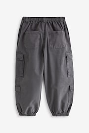 Charcoal Grey Parachute Cargo Trousers (3-16yrs) - Image 2 of 3