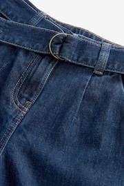 Denim Dark Wash Wide Leg Jeans With Belt (3-16yrs) - Image 3 of 3