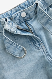Denim Lightwash Wide Leg Jeans With Belt (3-16yrs) - Image 6 of 7