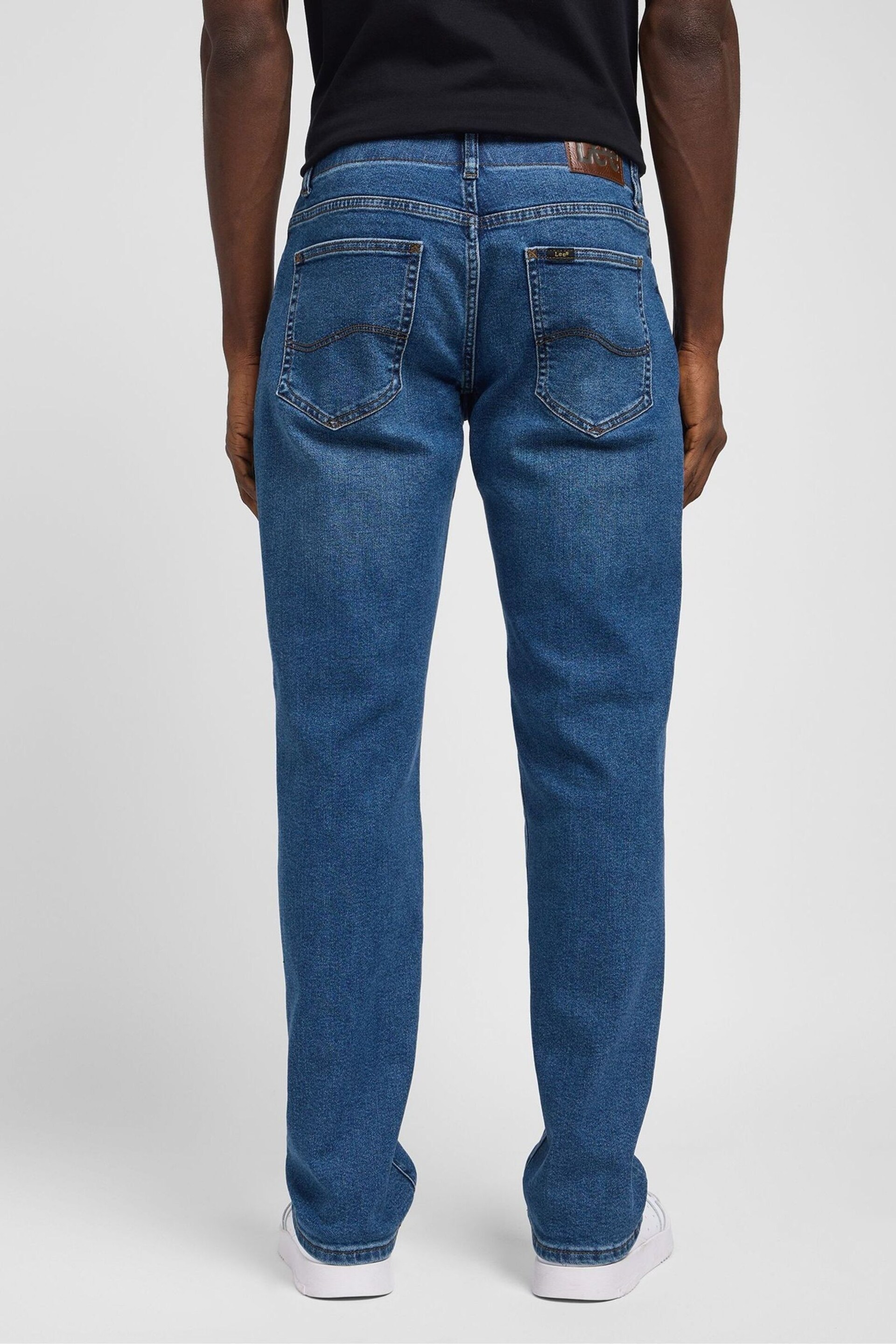 Lee Straight Fit Mid Cream Denim Jeans - Image 2 of 6