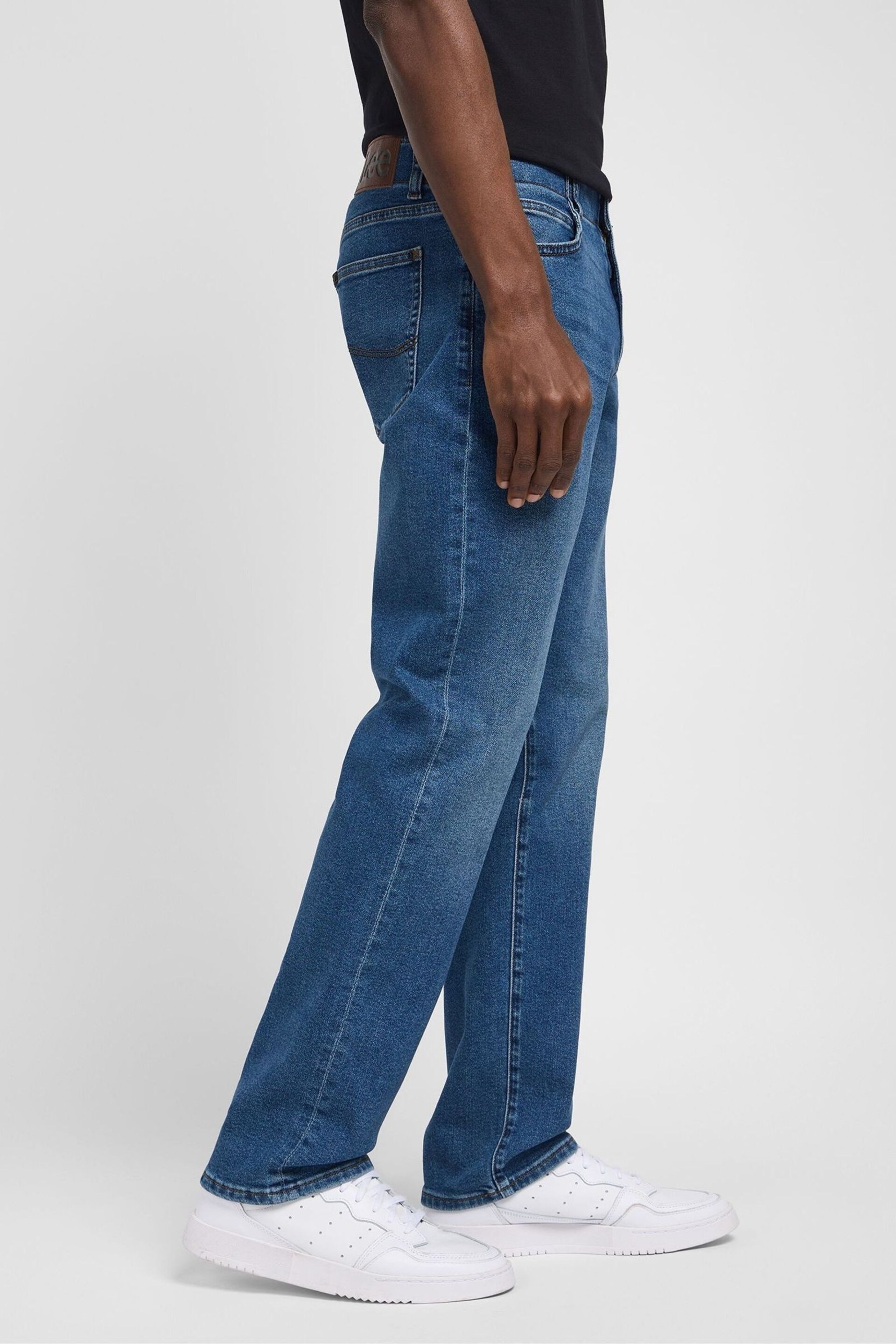 Lee Straight Fit Mid Cream Denim Jeans - Image 4 of 6