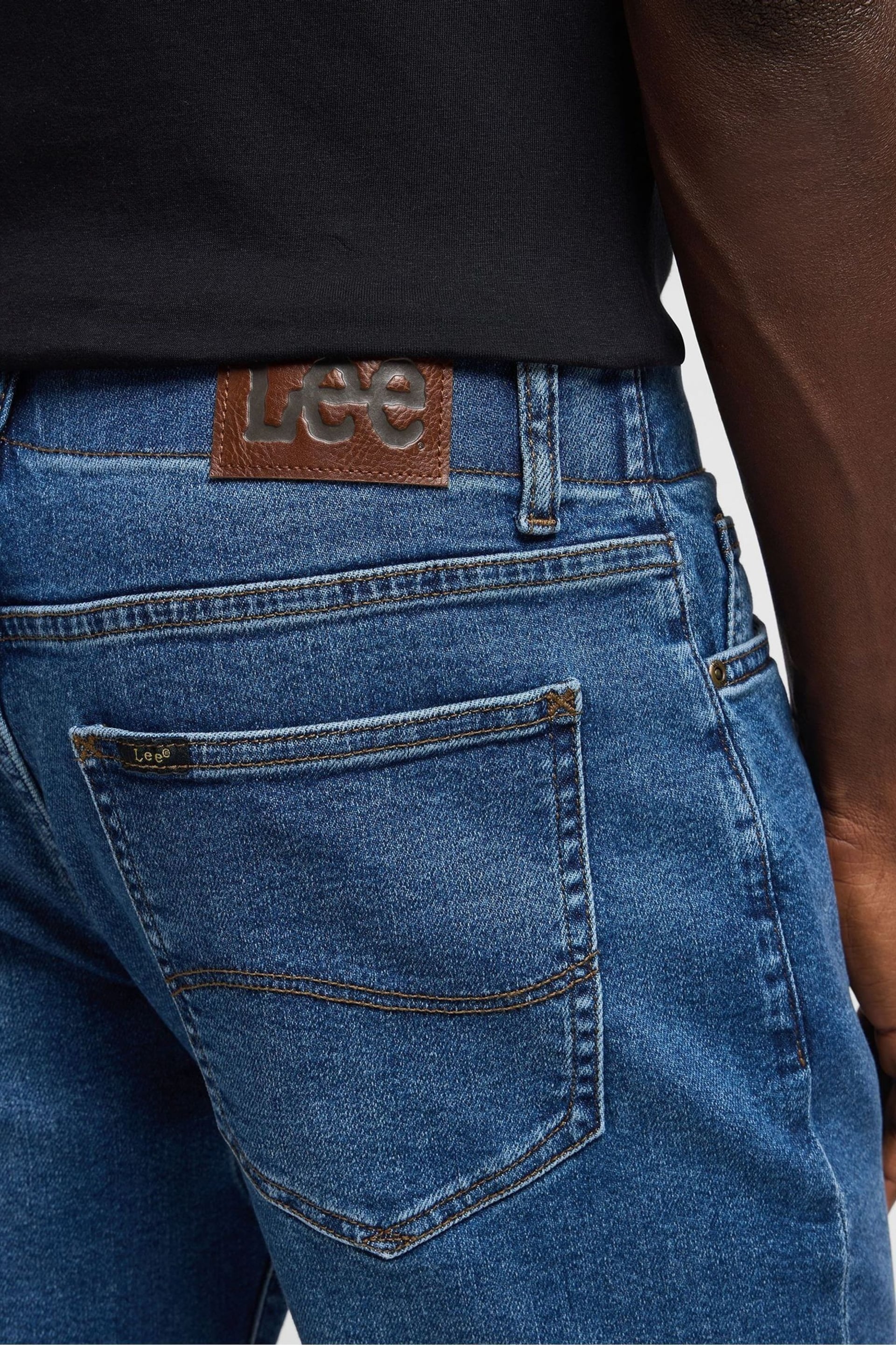 Lee Straight Fit Mid Cream Denim Jeans - Image 5 of 6
