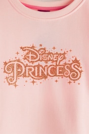 Vanilla Underground Pink Girls Disney Princess Longline Sweatshirt with Trim - Image 5 of 5