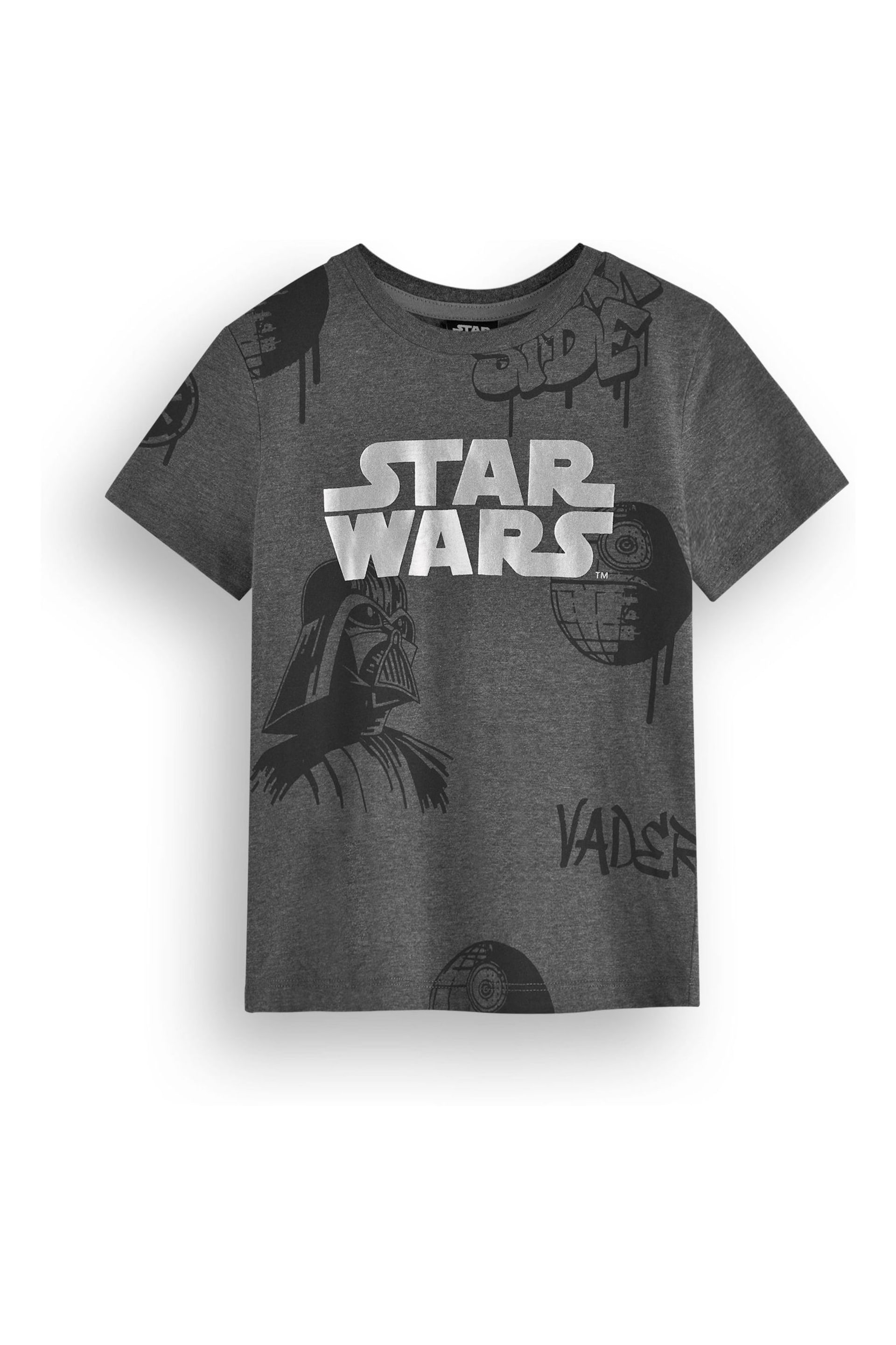 Vanilla Underground Grey Boys Star Wars T-Shirt - Image 1 of 6