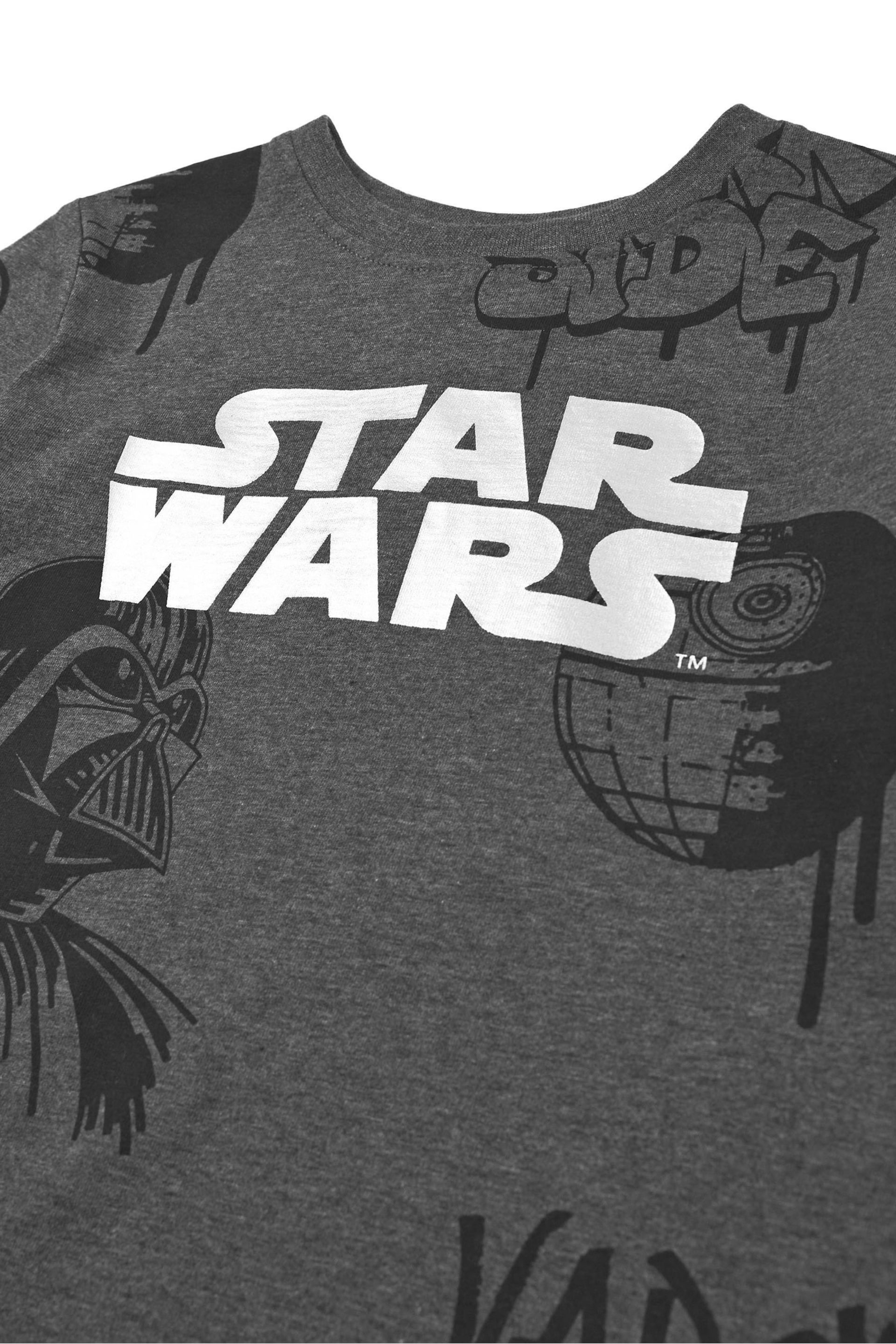 Vanilla Underground Grey Boys Star Wars T-Shirt - Image 3 of 6