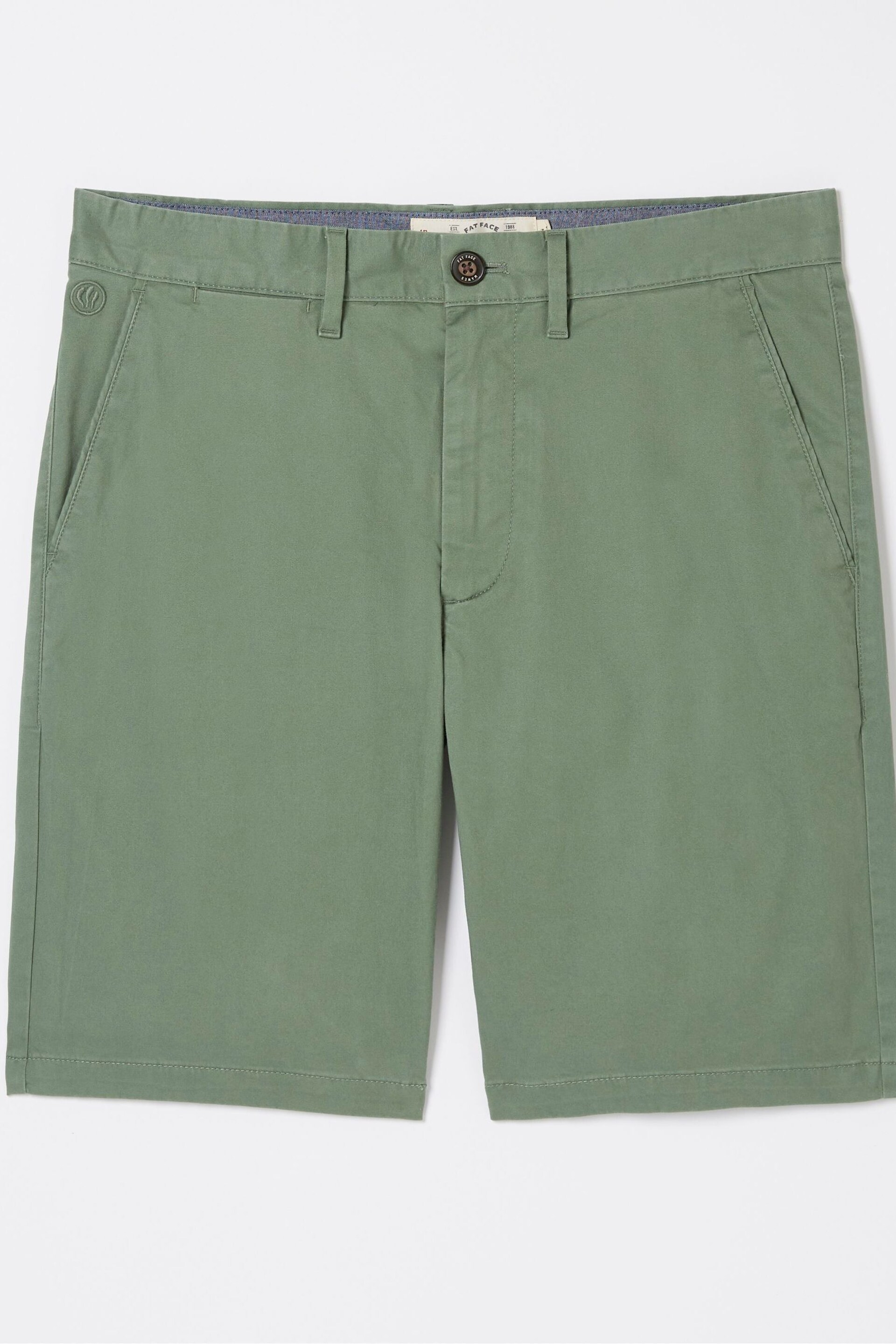 FatFace Green Mawes Chinos Shorts - Image 4 of 4