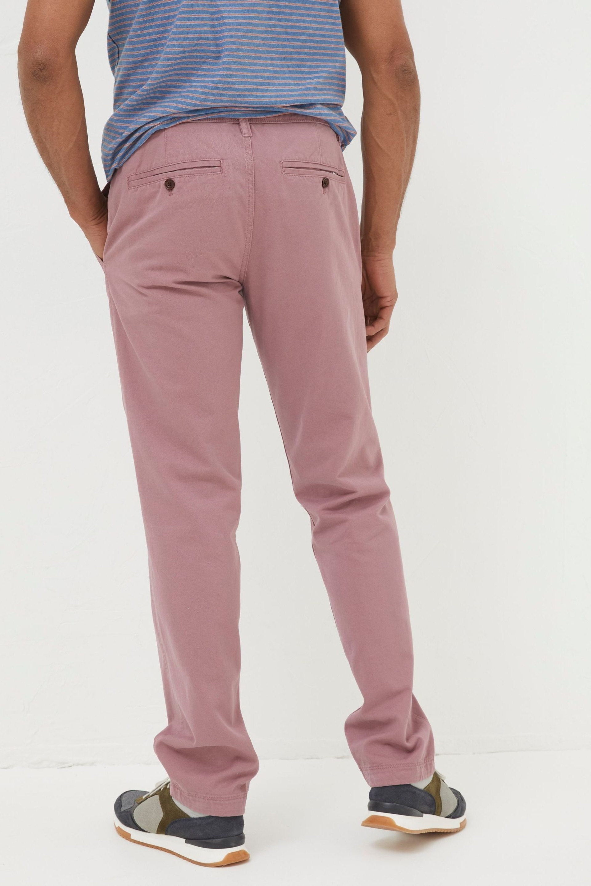 FatFace Pink Modern Coastal Chinos Trousers - Image 2 of 5