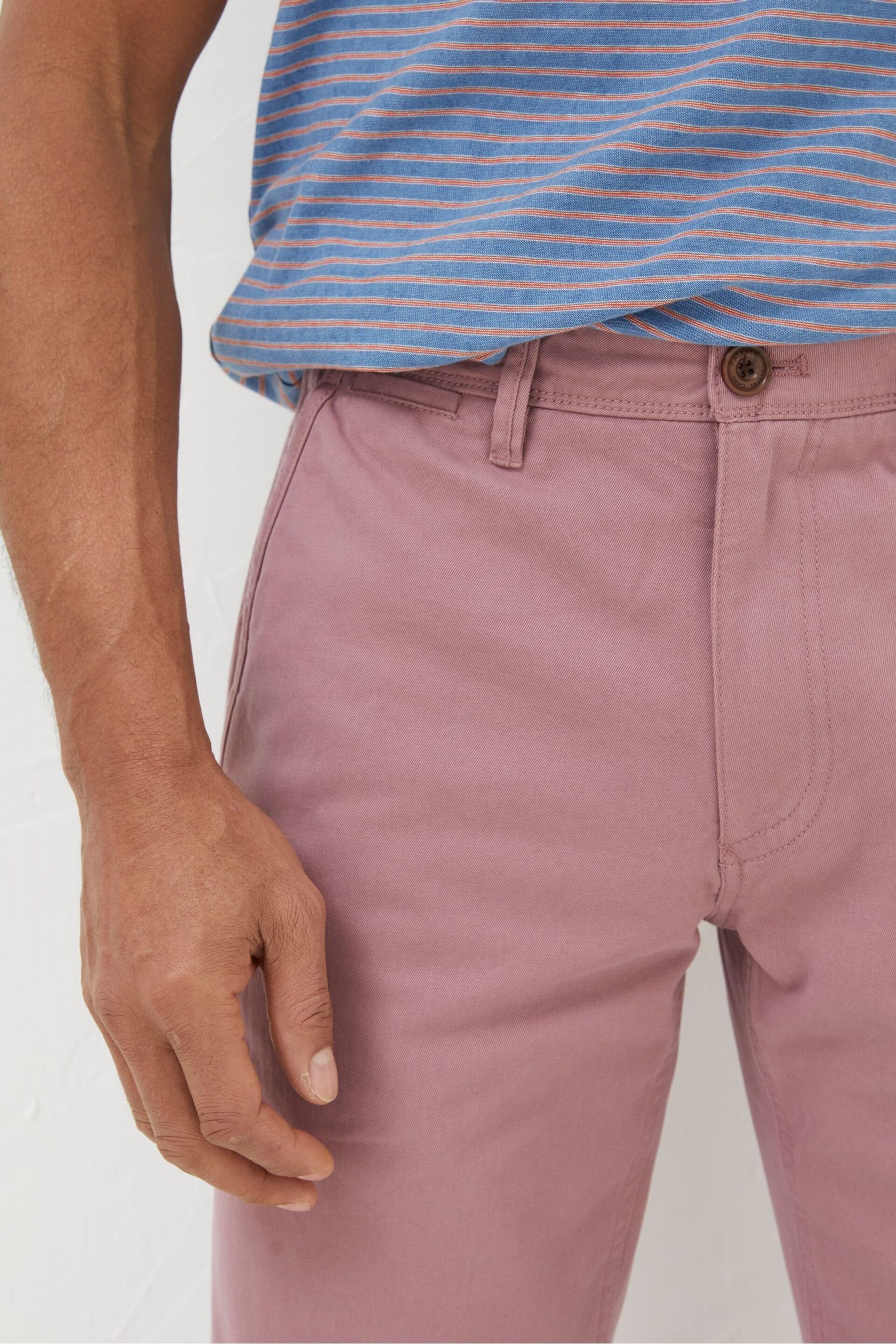 FatFace Pink Modern Coastal Chinos Trousers - Image 4 of 5