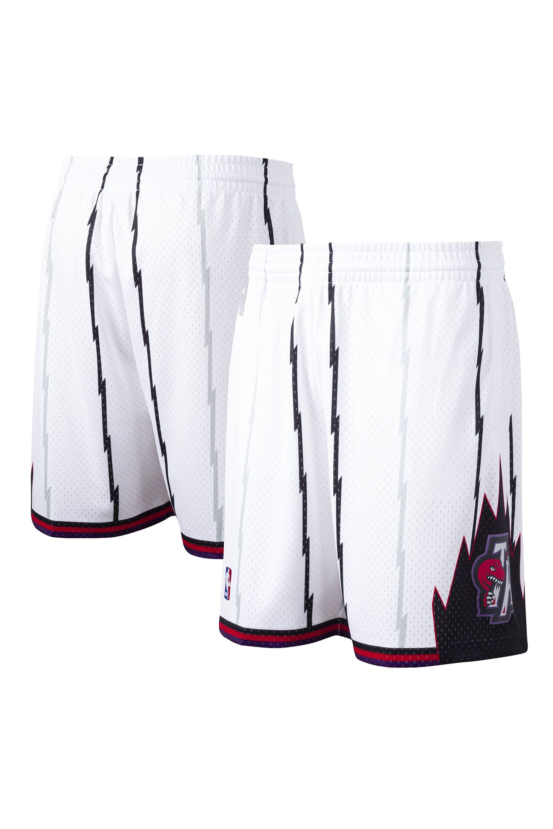 Buy Fanatics NBA Toronto Raptors 1998 Hardwood Classics Home Swingman White Shorts from Next Oman