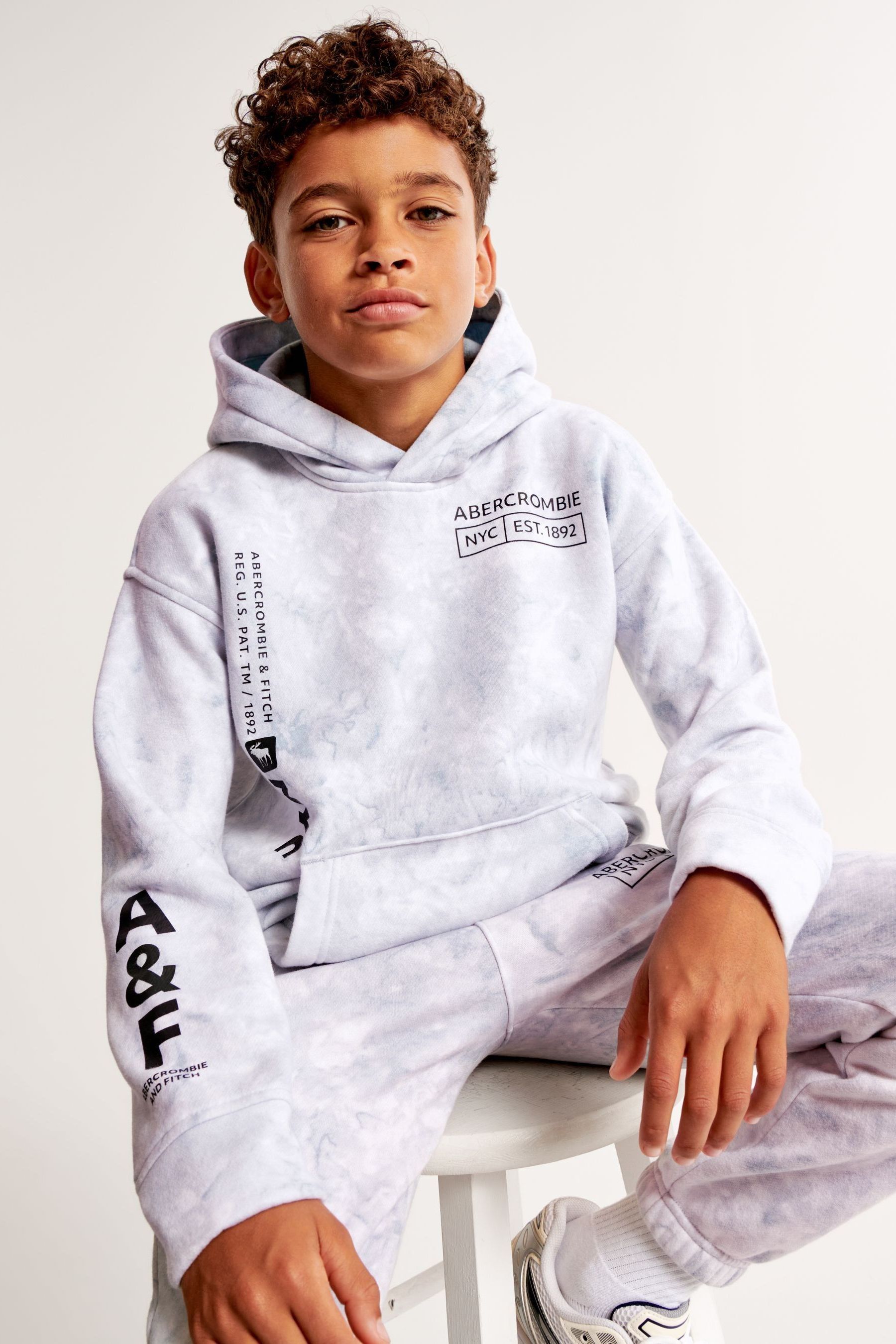 Abercrombie tie dye hoodie discount