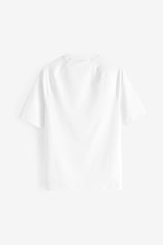 Abercrombie & Fitch Short Sleeve Logo Rash White Vest - Image 3 of 4
