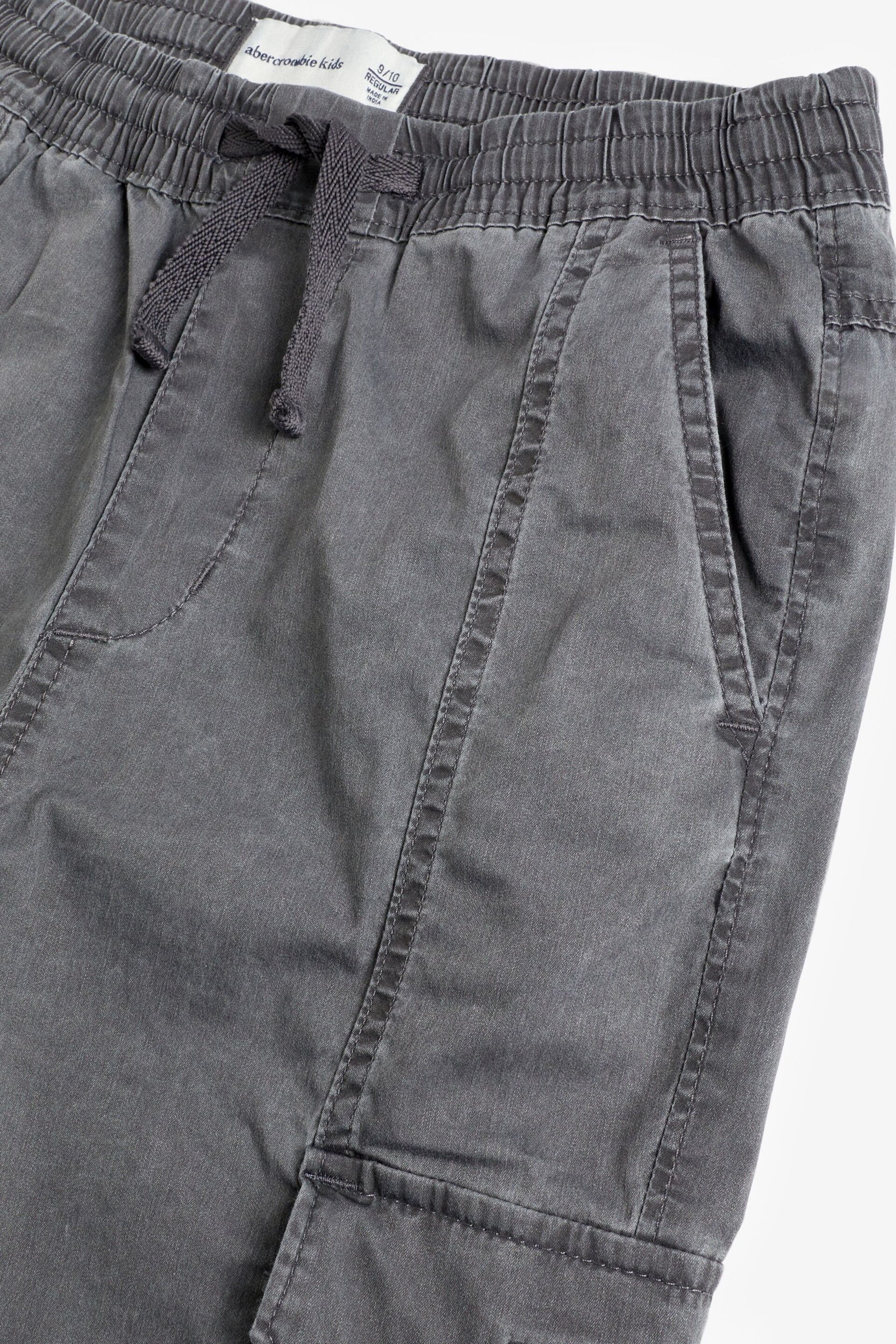 Abercrombie & Fitch Utility Cargo Black Trousers - Image 3 of 6