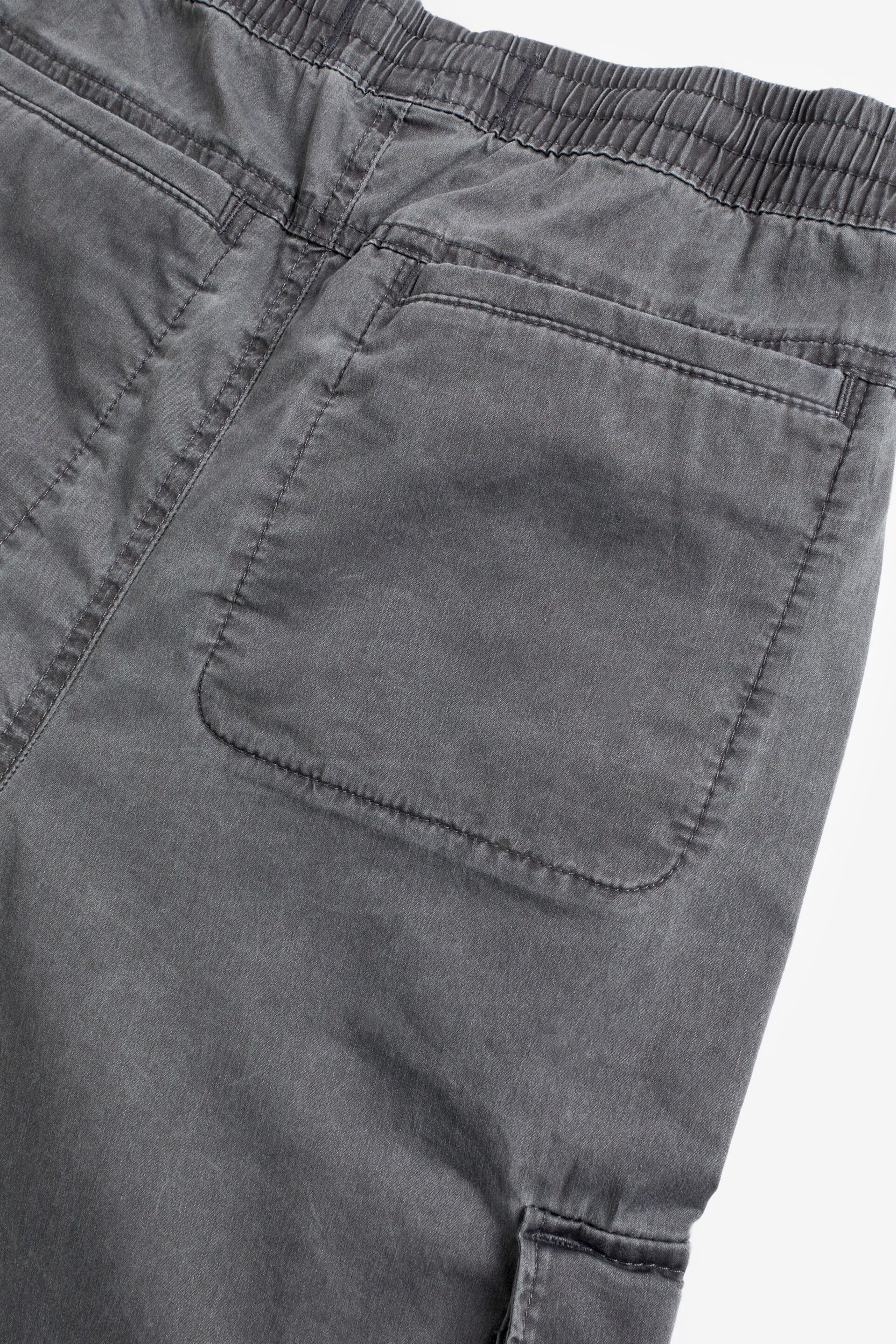 Abercrombie & Fitch Utility Cargo Black Trousers - Image 5 of 6