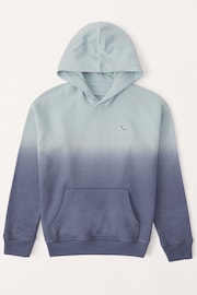 Abercrombie & Fitch Blue Logo Hoodie - Image 1 of 4