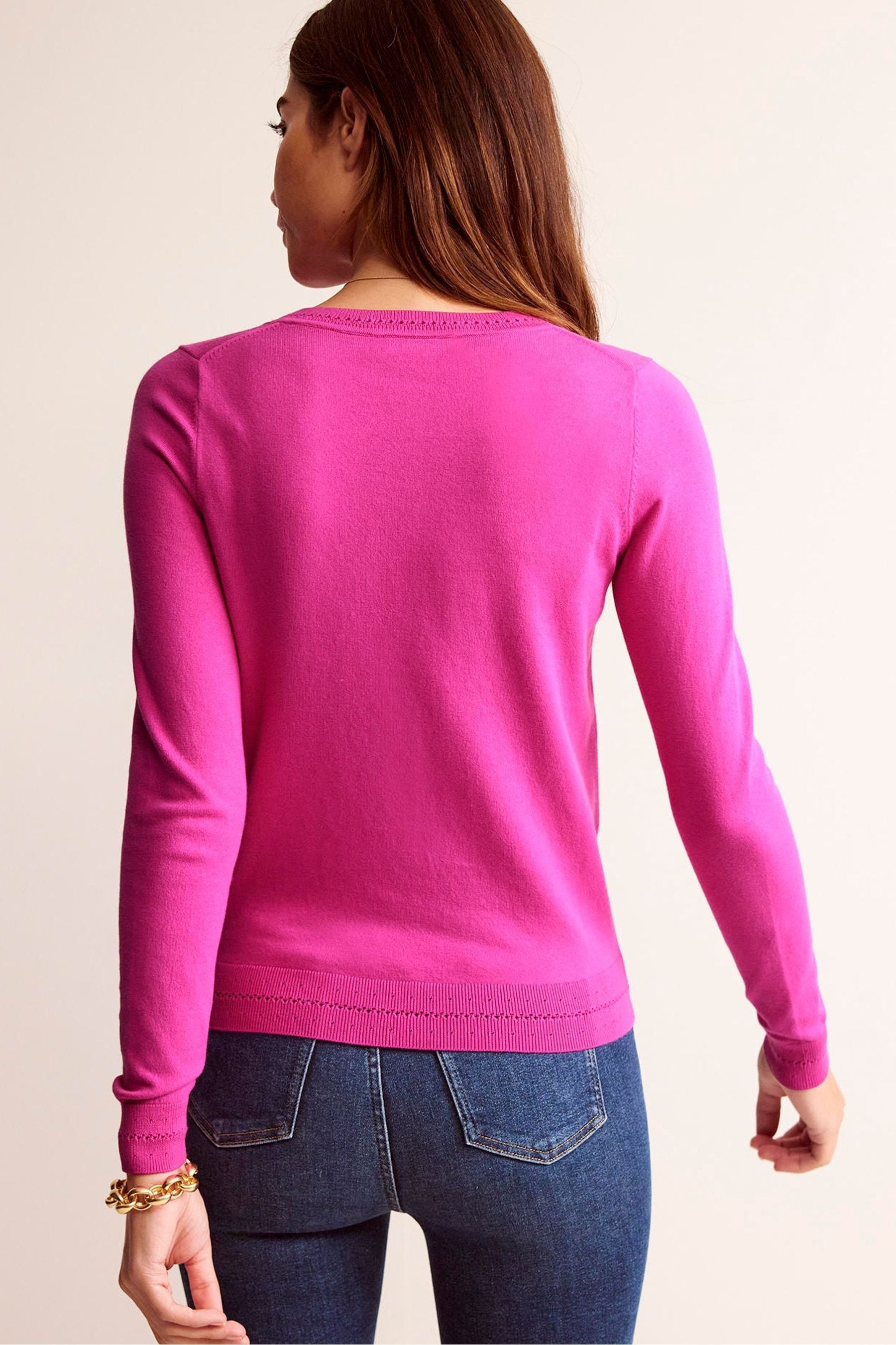 Deep pink cardigan best sale