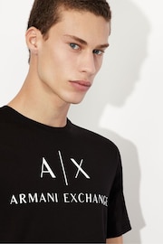 Armani Exchange Logo 100% Cotton T-Shirt - Image 3 of 6