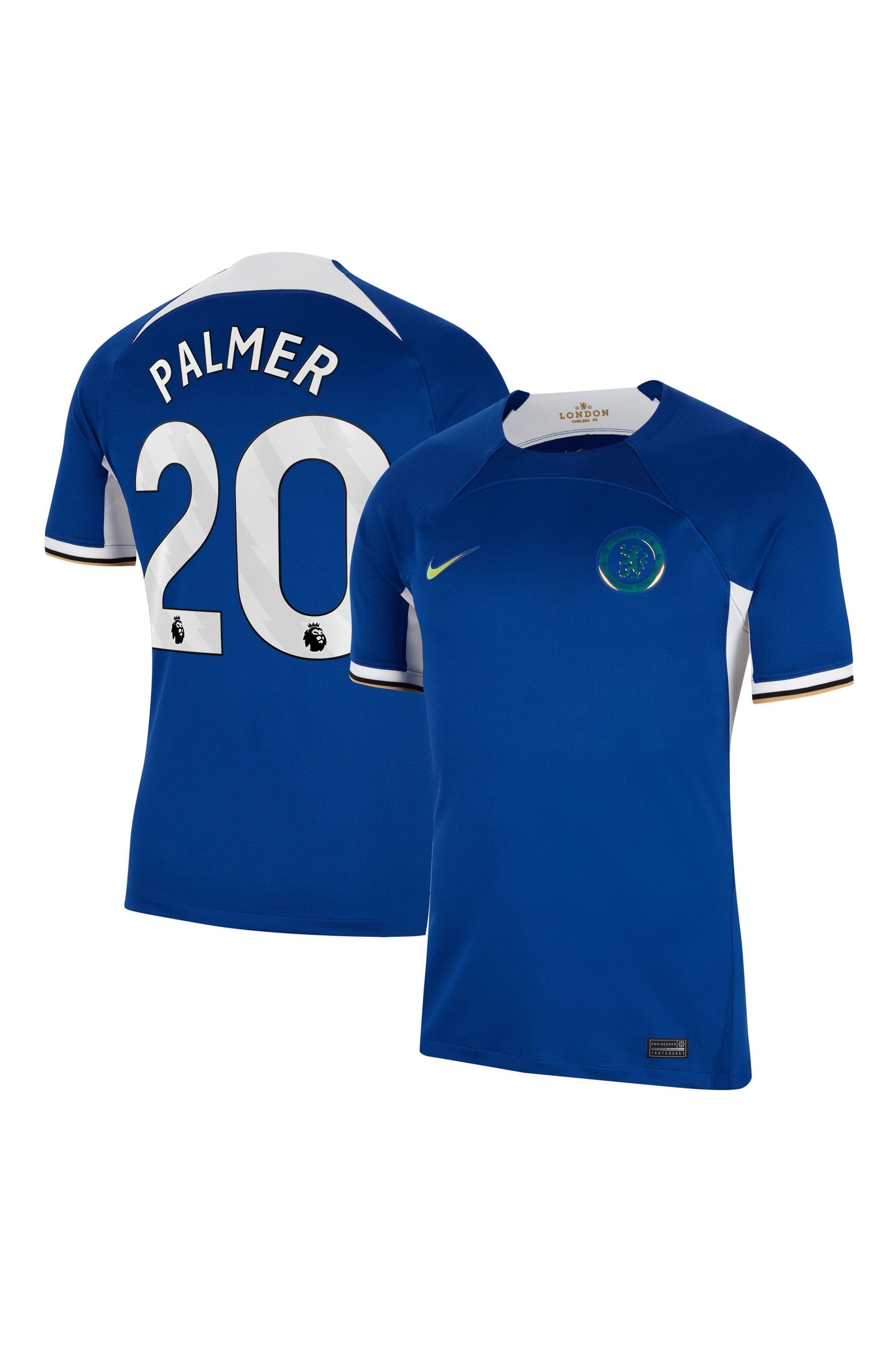 Buy Nike Blue Palmer 20 Chelsea FC Stadium 23 24 Home Football Shirt from Next Luxembourg