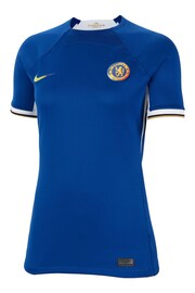 Nike Blue Chelsea Home Stadium Shirt 2023-24 Womens - Image 2 of 3
