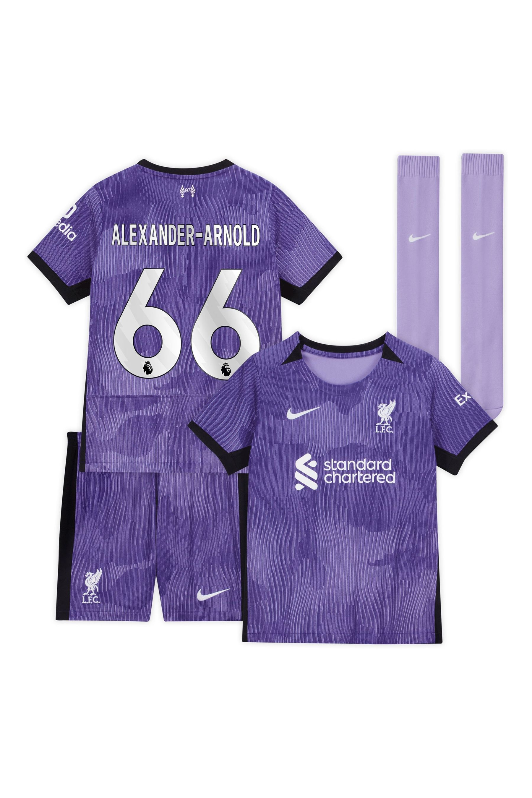 Purple kids liverpool kit outlet