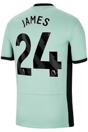 Nike Green Chelsea Third Stadium Shirt 2023-24 - James 24 - Image 3 of 3