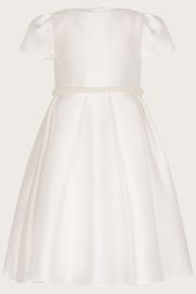 Monsoon White Pearl Belt Henrietta Dress - Image 1 of 3