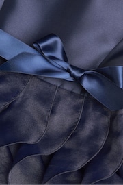 Monsoon Blue Duchess Twill Ruffle Dress - Image 3 of 3