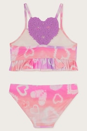 Monsoon Purple Tie Dye Heart Bikini Set - Image 2 of 3