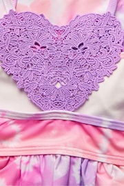 Monsoon Purple Tie Dye Heart Bikini Set - Image 3 of 3