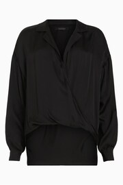 AllSaints Black Penny Shirt - Image 6 of 6