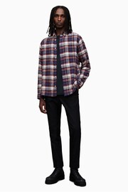 AllSaints Purple Lakeshore Shirt - Image 4 of 7