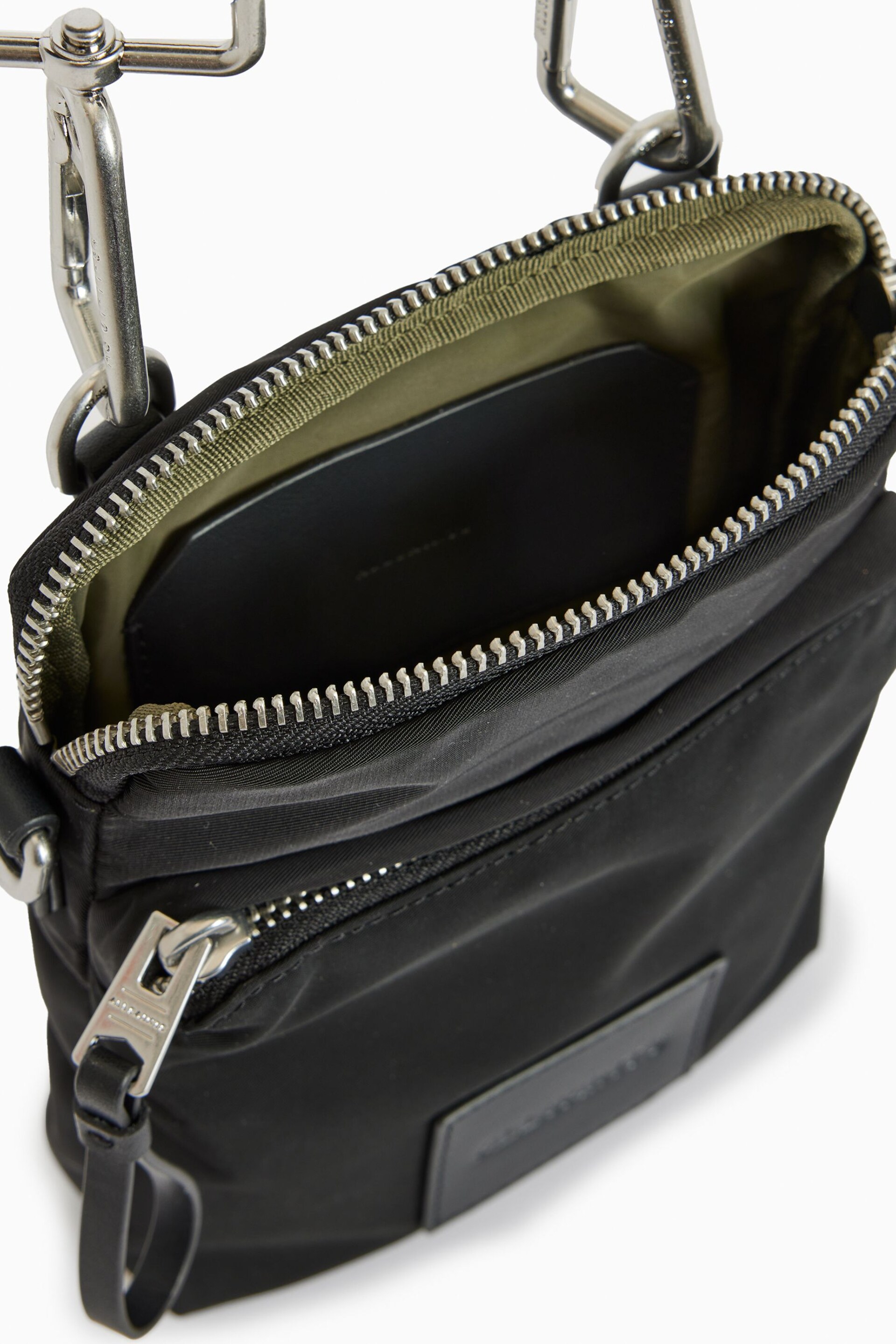 AllSaints Black Falcon Bag - Image 5 of 7