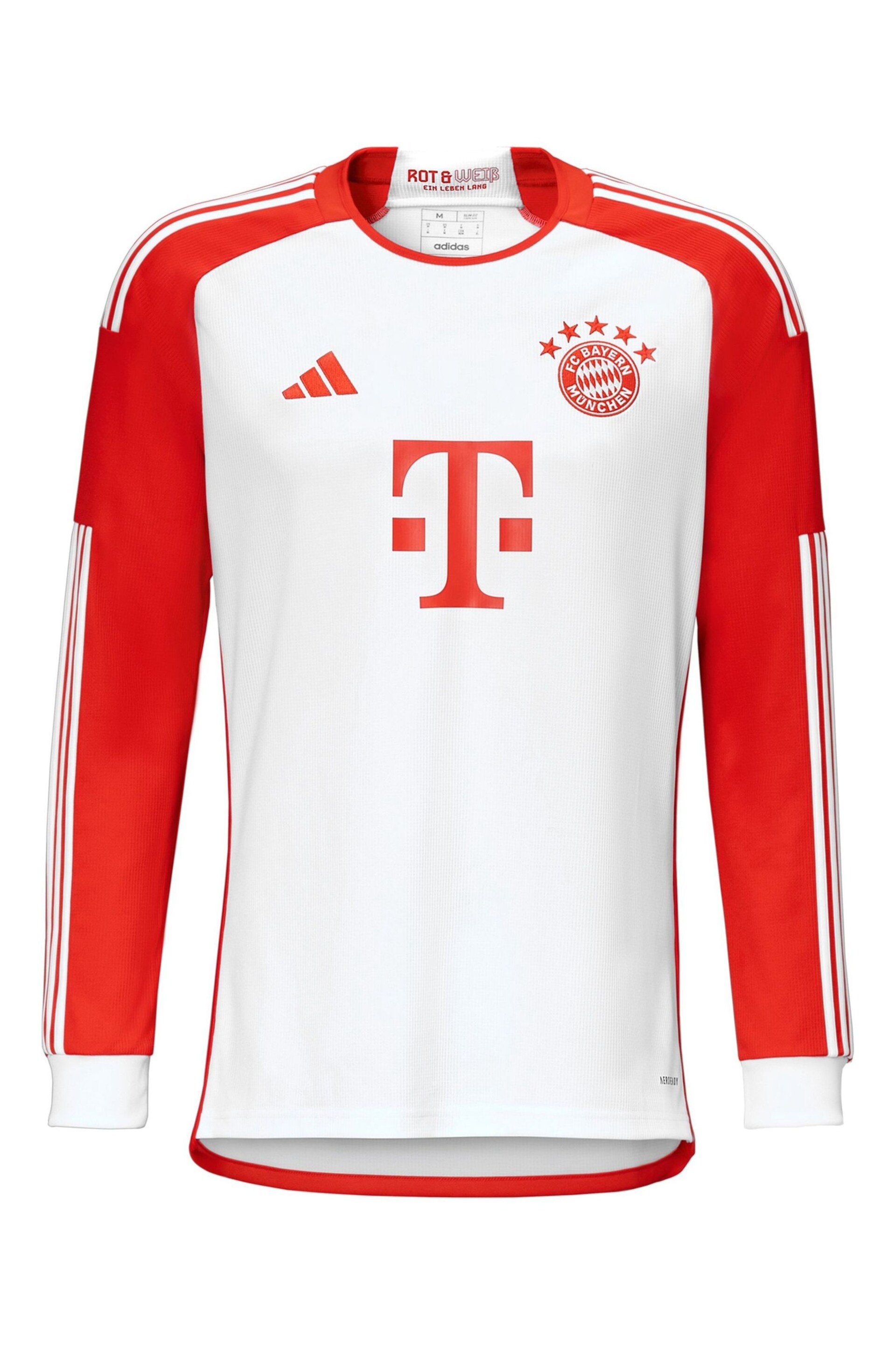 adidas White FC Bayern Home Shirt 2023-24 - Image 2 of 3