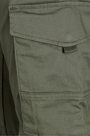 JACK & JONES Green Slim Fit Cargos - Image 7 of 7