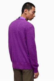 AllSaints Purple Kennedy Cardigan - Image 2 of 8