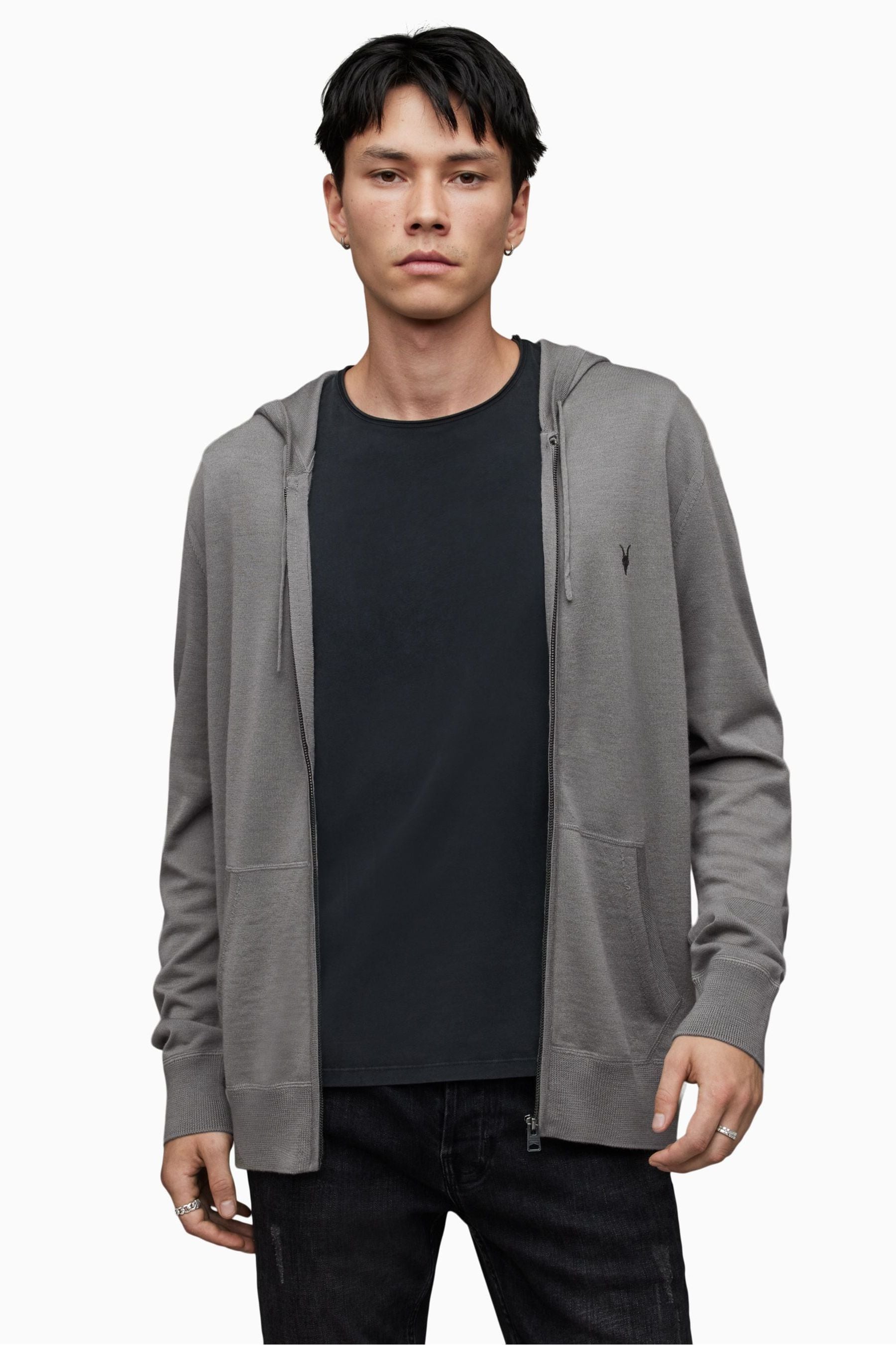 All saints mode merino hoody shop