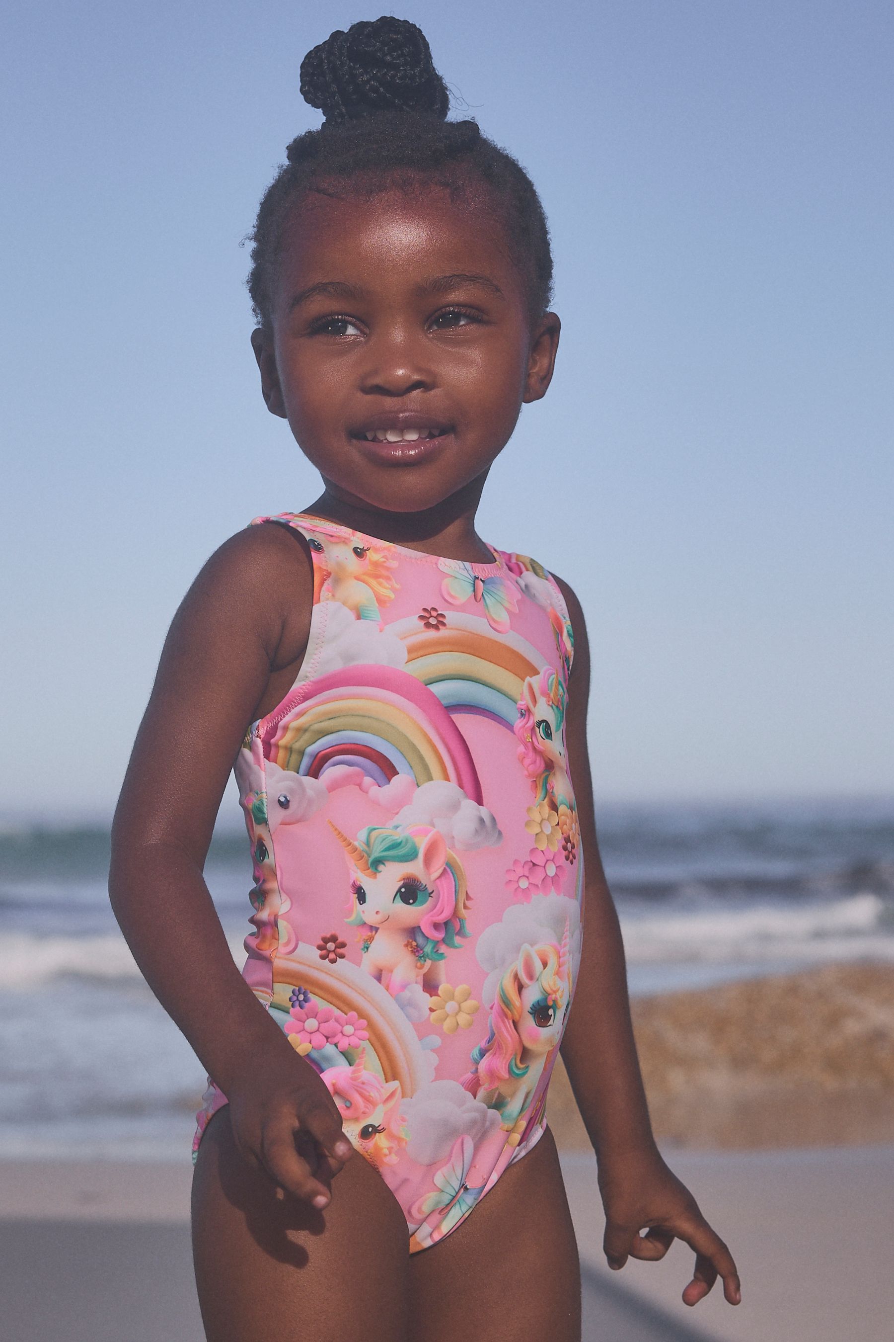 Rainbow unicorn swimsuit clearance