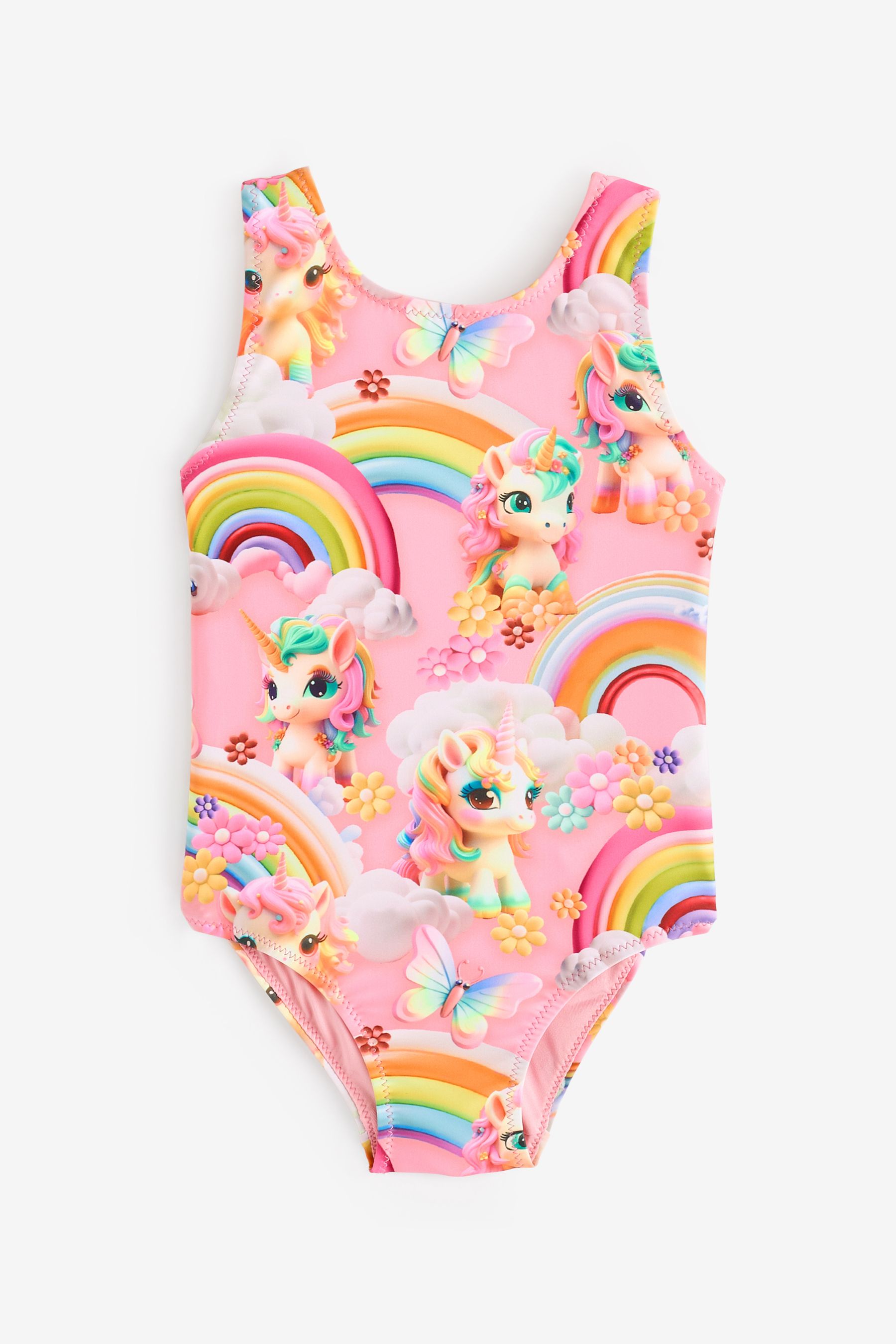 Rainbow unicorn swimsuit shop
