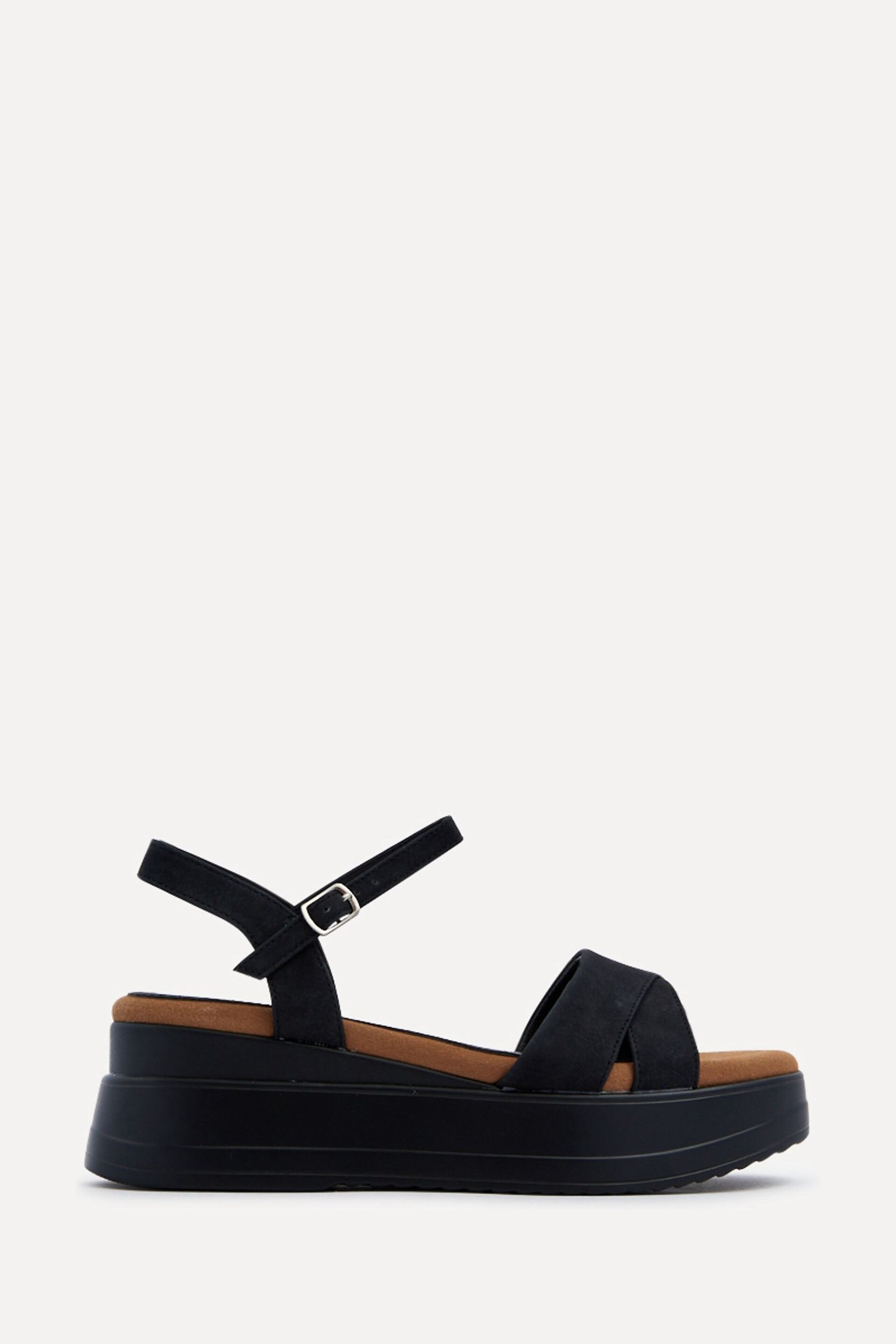 Linzi Black Maple Crossover Sandals With Ankle Strap - Image 2 of 5