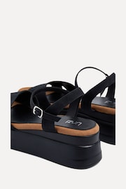 Linzi Black Maple Crossover Sandals With Ankle Strap - Image 4 of 5